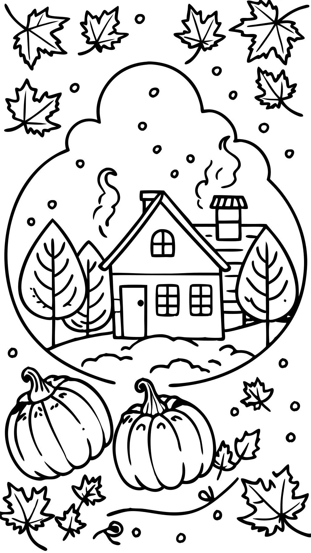 adult coloring pages for fall